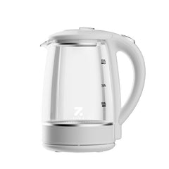 ZOLELE ZH101 Electric Water Kettle 2-Liter Large Capacity, 1500 Watts, Double Layer Heat Preservation Anti-Scald Design & Stainless Steel Filter - White
