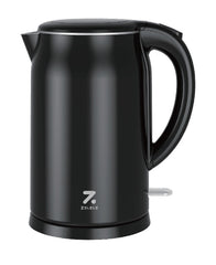 ZOLELE Electric Kettle SH1701B 1.7L Electric Kettle With Double Walled Glass Lid,1800W Fast Boiling, Keep-Warm Function and Cold Touch Handle - Black